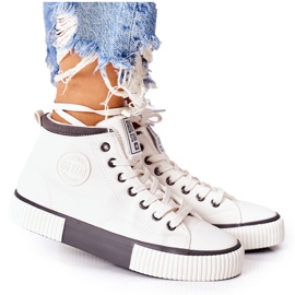 Hochisolierte Sneaker Big Star II274158 Weiß