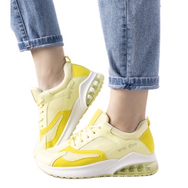 Marcon Sport-Sneaker in Pastellgelb