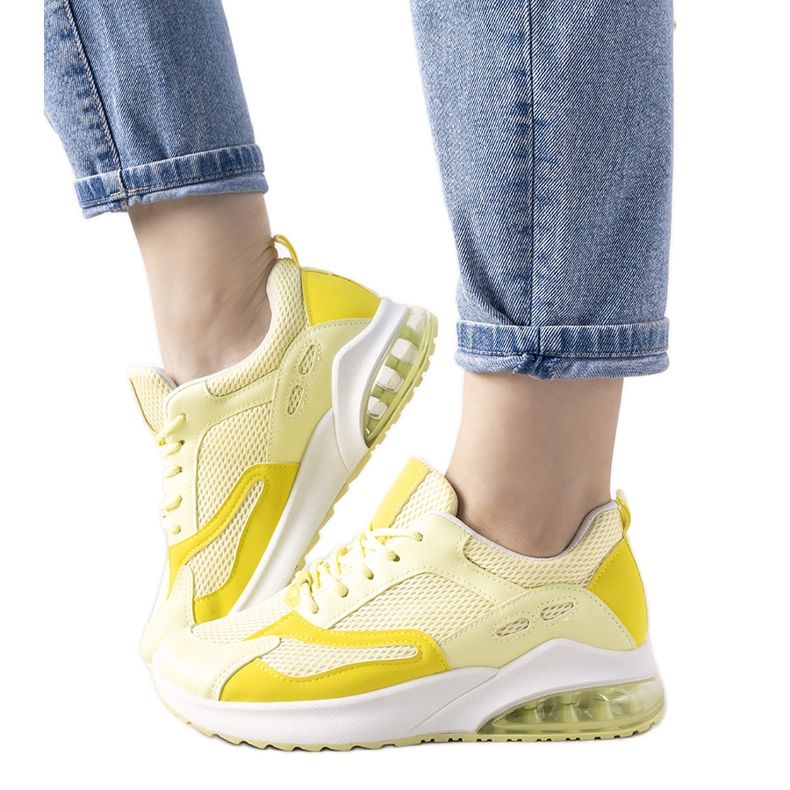 Marcon Sport-Sneaker in Pastellgelb