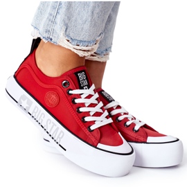 Sneakers On the Big Star II274025 Rote Plattform