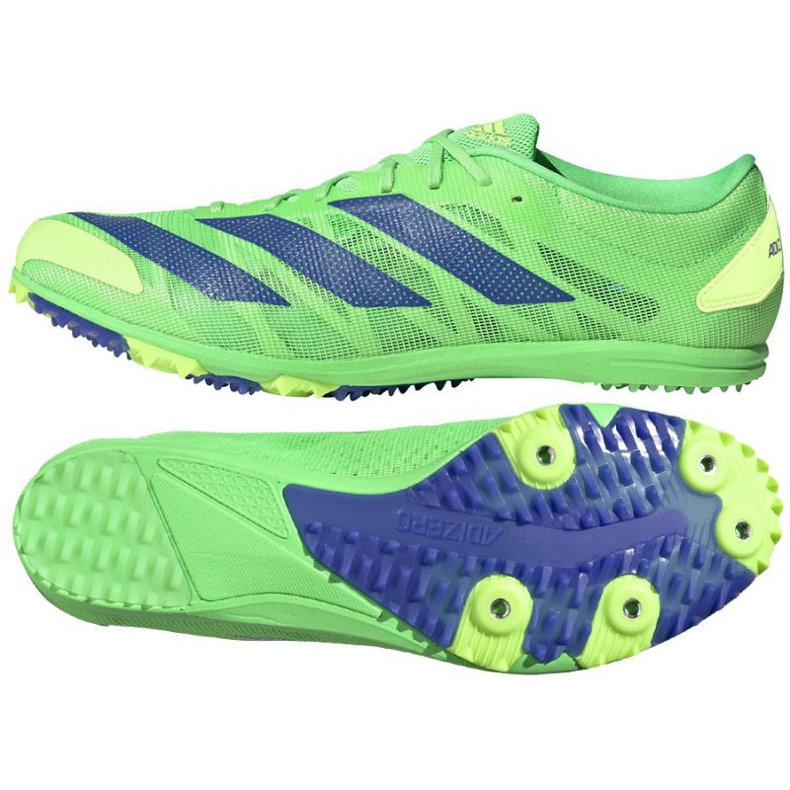 Adidas Adizero Xcs FZ2481 Spike-Schuhe grün