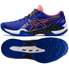 Asics Blast Ff 2 1072A046 400 Handballschuhe blau blau