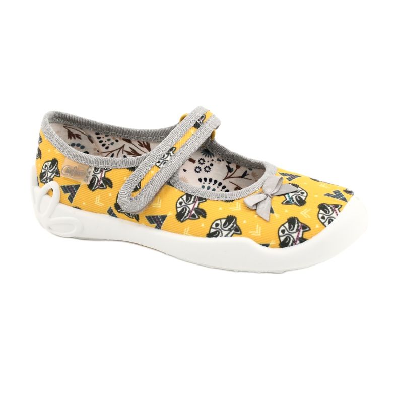 Befado Kinderschuhe 114X424 grau golden