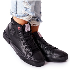 Damen Sneaker Cross Jeans High Schwarz II2R4021