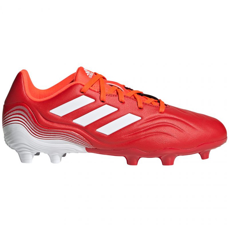 Adidas Copa Sense.3 Fg Jr FY6153 Fußballschuhe rot orangen und rottöne