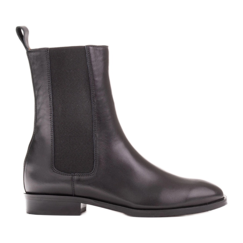 Marco Shoes Sofi Chelsea Boots mit Gummi im Obermaterial schwarz