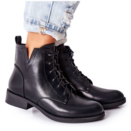 S.Barski Klassische Damenstiefeletten Jodhpur S. Barski Bello schwarz