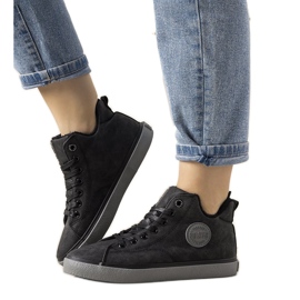 Big Star schwarz isolierte Giulia Sneakers für Damen