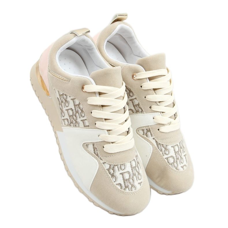 Beige Sportschuhe B0-907 Beige