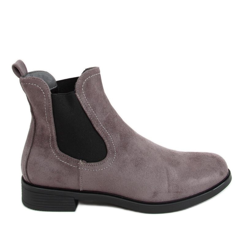 Grau Classic Chelsea Boots für Damen MR-9 Grau