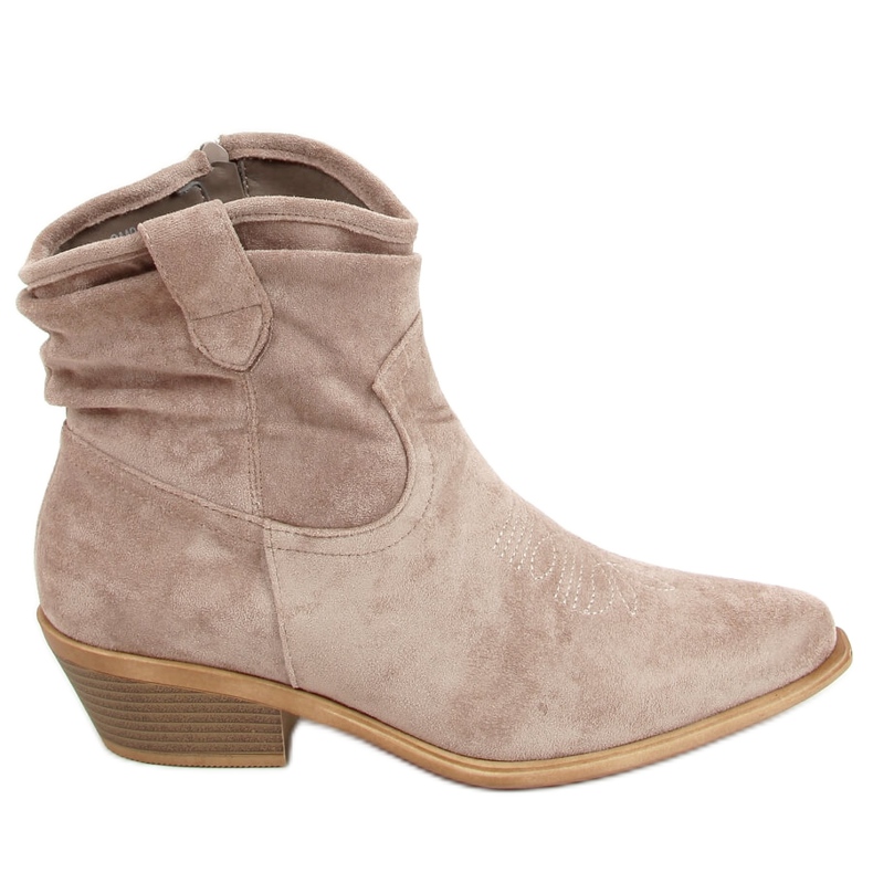 Damen Cowboystiefel beige 99-65 Taupe