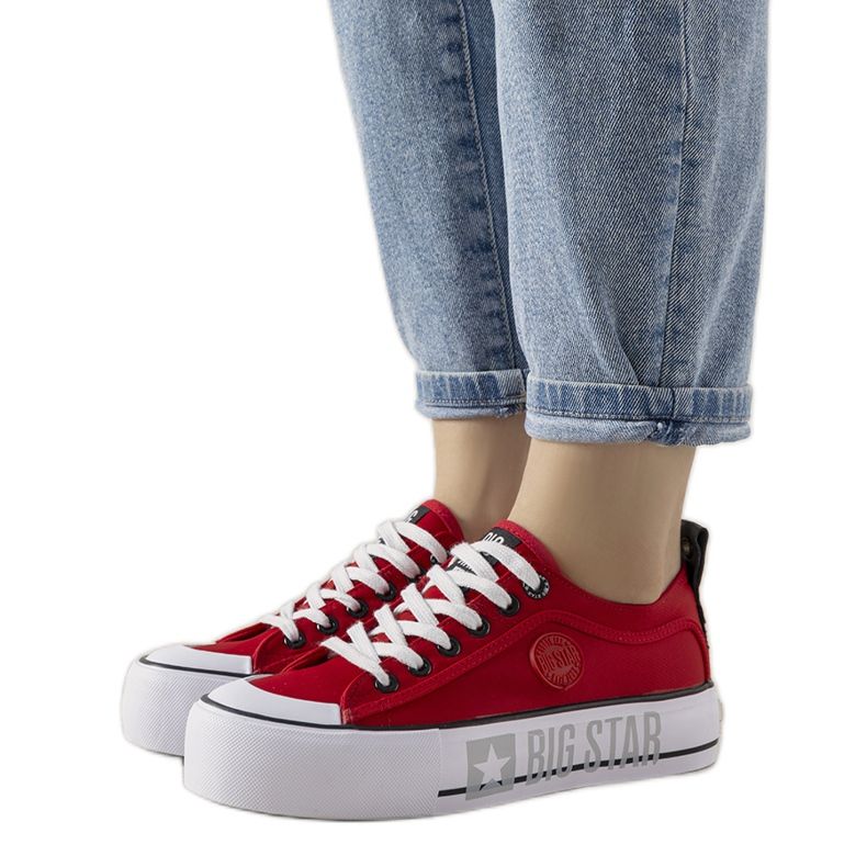 Alexa rote Big Star Damen Sneaker