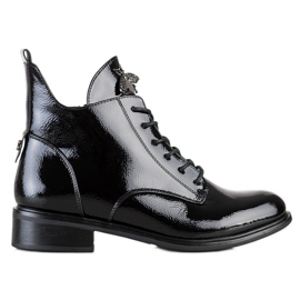 Filippo Elegante Schnürstiefel schwarz