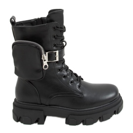 Schwarze Arbeiter mit Geldbörse 168-291 Schwarz