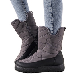 Graue Damen Schneestiefel von Debra