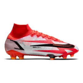 Nike Mercurial Superfly 8 Elite CR7 Fg M DB2858-600 Fußballschuhe weiß rot orangen und rottöne