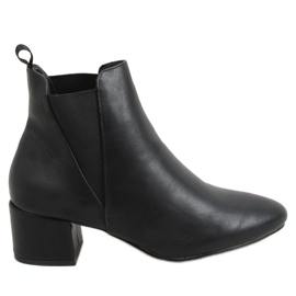 Schwarze Chelsea Boots, schwarz G-248 Black