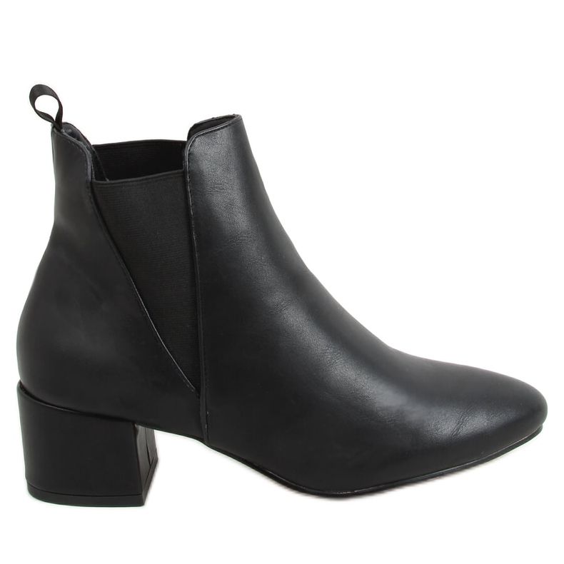 Schwarze Chelsea Boots, schwarz G-248 Black