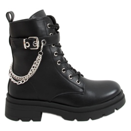 Schwarze Arbeiter mit Ketten RQ381 Schwarz