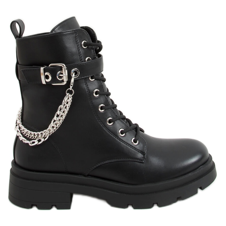 Schwarze Arbeiter mit Ketten RQ381 Schwarz