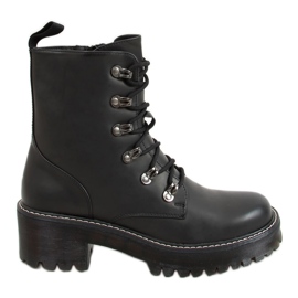 Schwarze Stiefel KL-785 Schwarz