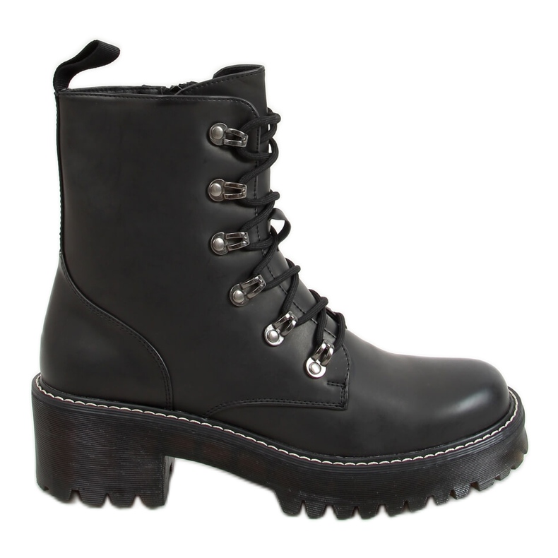 Schwarze Stiefel KL-785 Schwarz