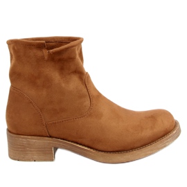 Klassische Damenstiefel camel 9621 Camel braun