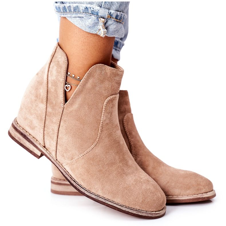 S.Barski Damenstiefel On Wedge S. Barski Joiva Beige