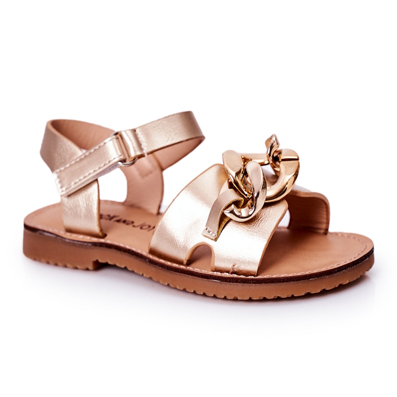FR1 Kindersandalen mit Kette Golden Buffy