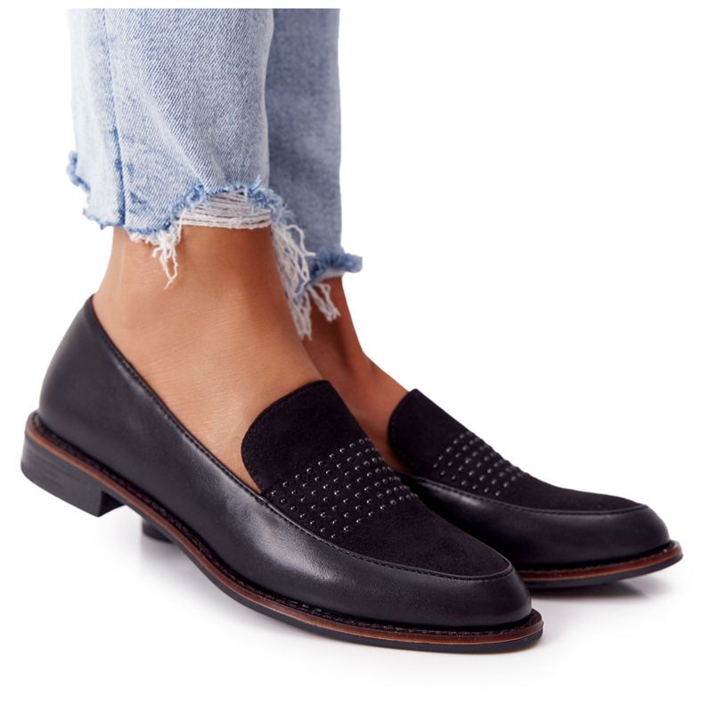 Damen Slipper Sergio Leone Schwarz