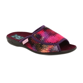 Damen Hausschuhe Adanex 26265 Sweet rot lila rosa