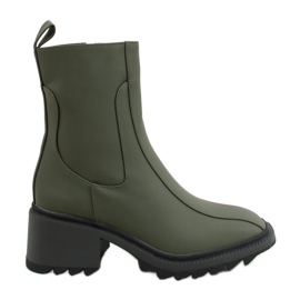 Grüne Damenstiefel QT33P Grün