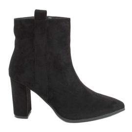 Klassische schwarze High Heels RB106P Schwarz