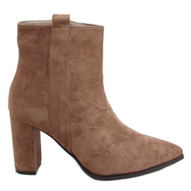 Klassische High Heels dunkelbeige RB106P Khaki