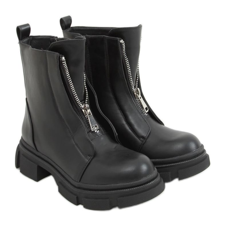Schwarz Arbeitsstiefel QT05P Schwarz