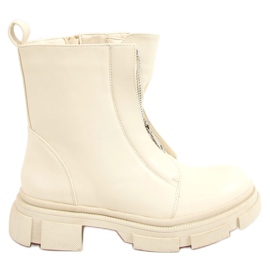 Creme Arbeitsstiefel QT05P Beige