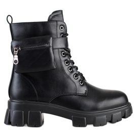 SHELOVET Warme Arbeiter mit Tasche schwarz