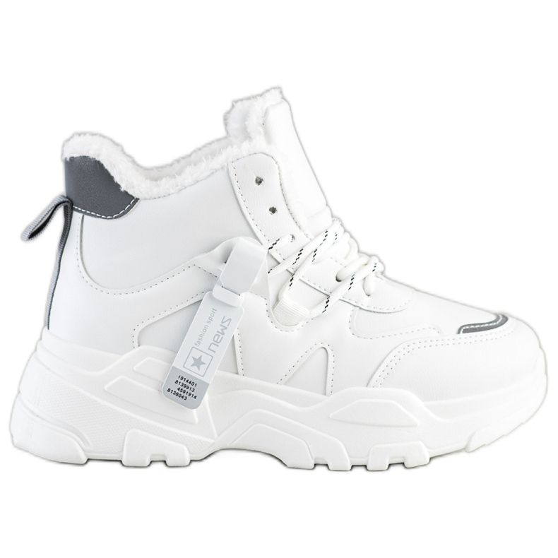 Evento Warme Stiefel Turnschuhe weiß