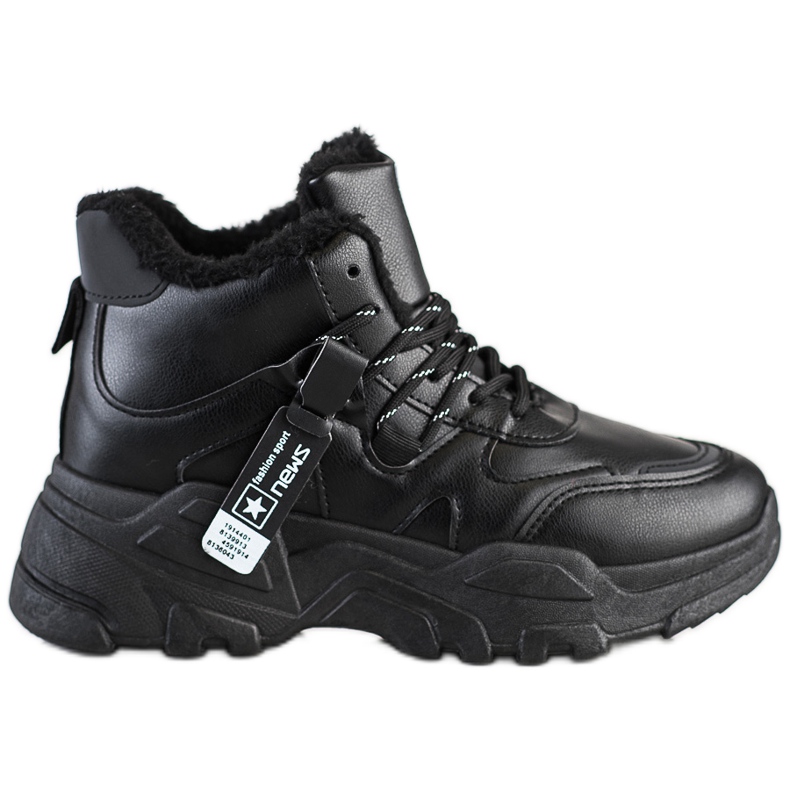 Evento Warme Stiefel Turnschuhe schwarz