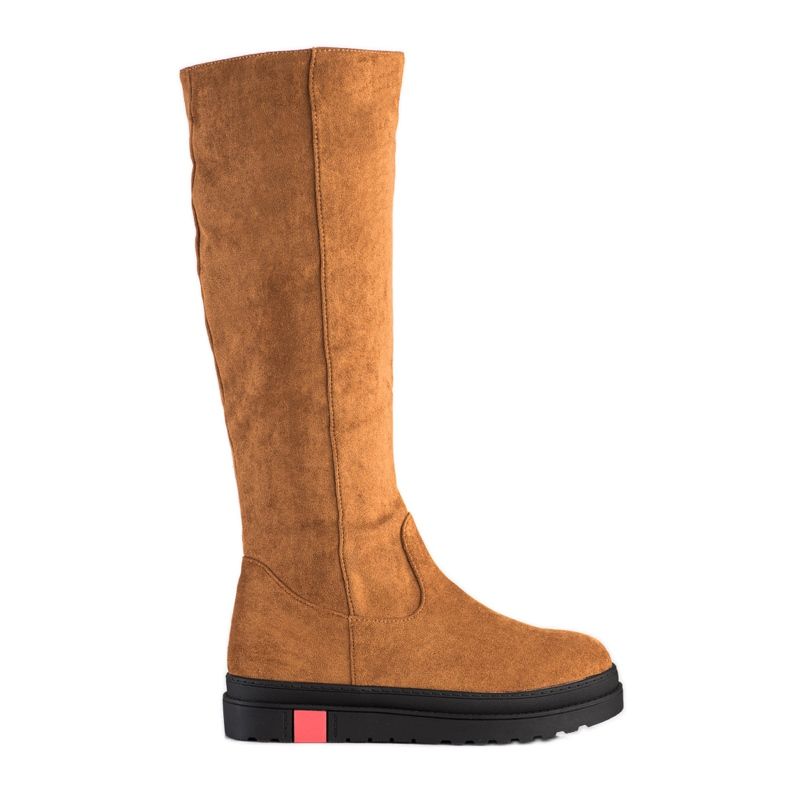 Seastar Plateaustiefel aus Wildleder braun