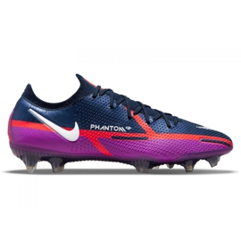 Nike Phantom GT2 Elite Fg M CZ9890-415 Fußballschuhe orange, lila, marineblau lila