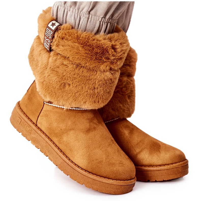 Damen Schneestiefel Big Star II274127 Camel braun