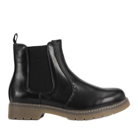 Schwarze klassische Goodie Damenstiefel