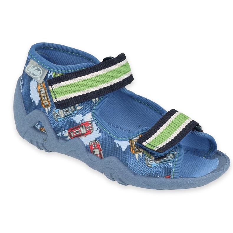 BEFADO S.A. Befado gelbe Kinderschuhe 250P099 blau