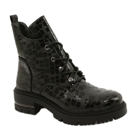 Stylische Sergio Leone TR744 Stiefel schwarz