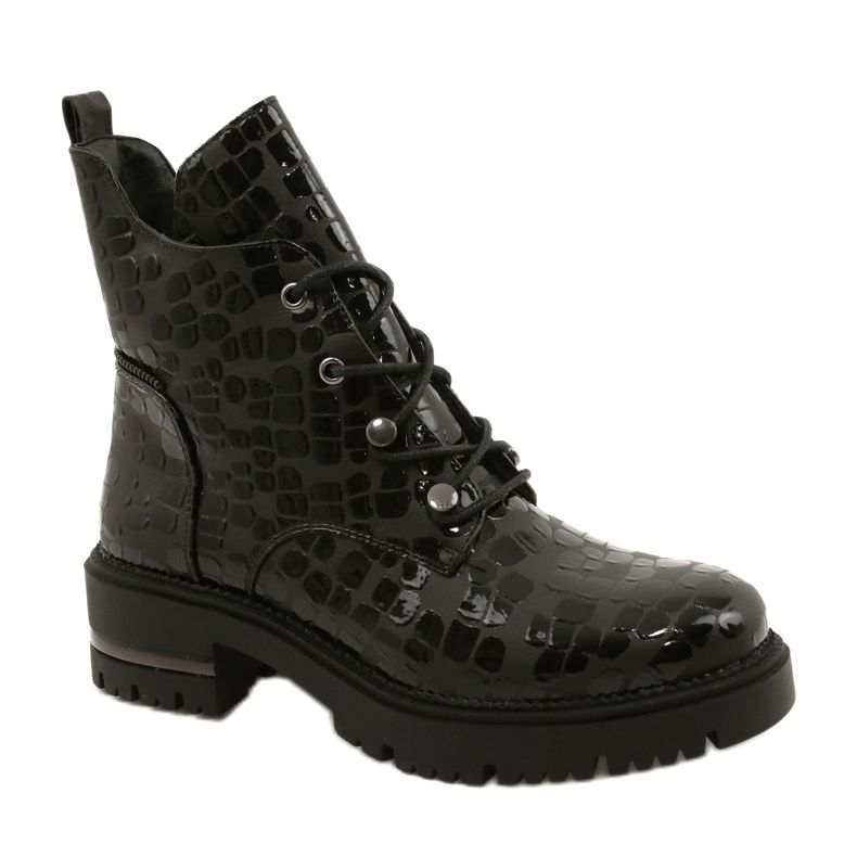 Stylische Sergio Leone TR744 Stiefel schwarz