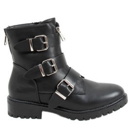 Militärische schwarze Stiefel C655 Schwarz