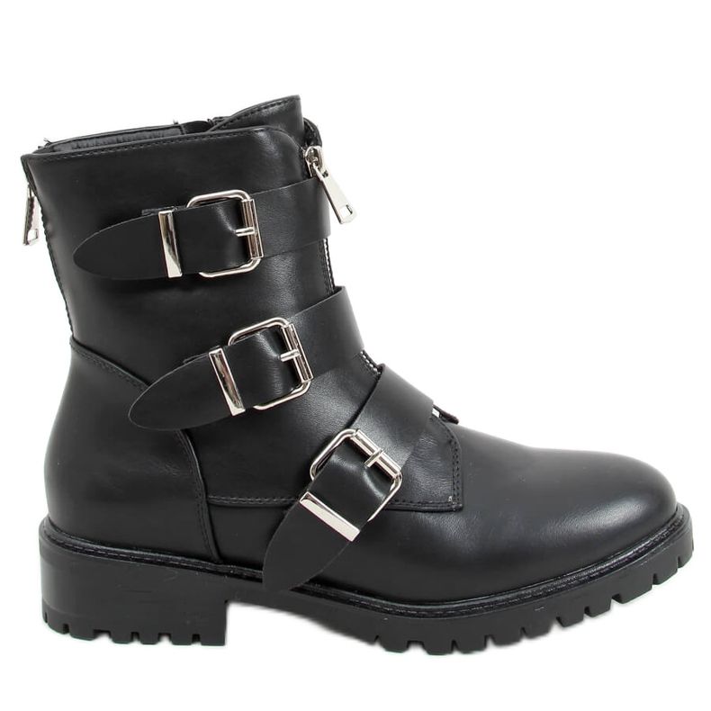 Militärische schwarze Stiefel C655 Schwarz