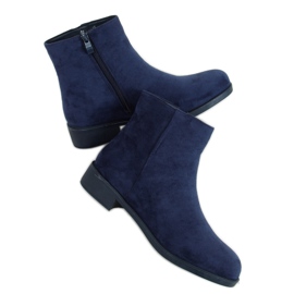 Klassischer Damen Chelsea Boots, marineblau 6215 Navy navy blau