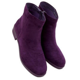 Violet Classic Damen Chelsea Boots 6215 Lila